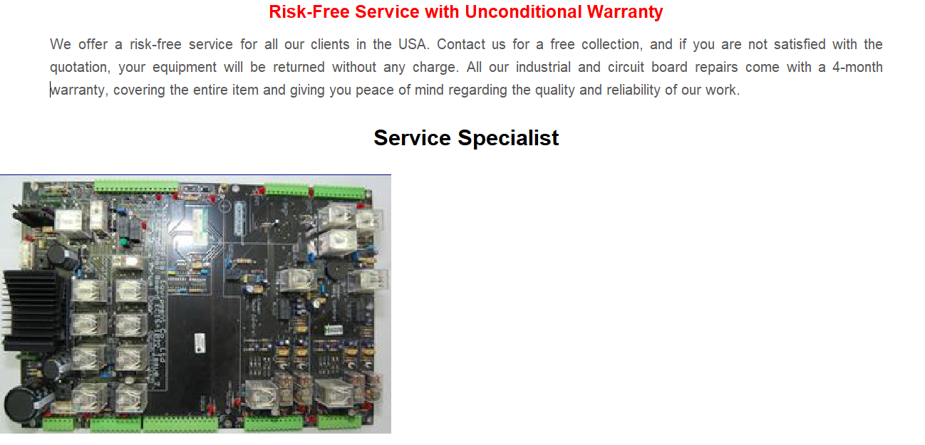 Industrial Electronic Circuit Board Services Dallas, TX